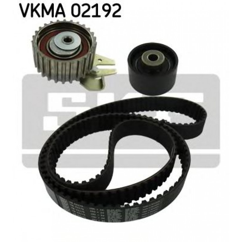 VKMA 02192 SKF Комплект (ремінь+ролики)